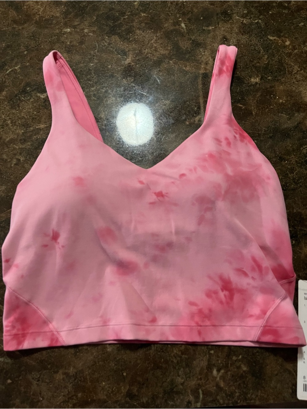 Lululemon strawberry smoothie align tank NWT size 8